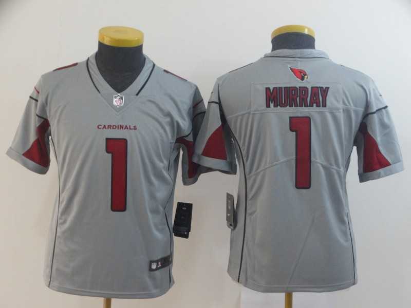 Youth Nike Cardinals 1 Kyler Murray Silver Inverted Legend Jersey,We sell and wholesale Youth Nike Cardinals 1 Kyler Murray Silver Inverted Legend Jersey on line form chian!